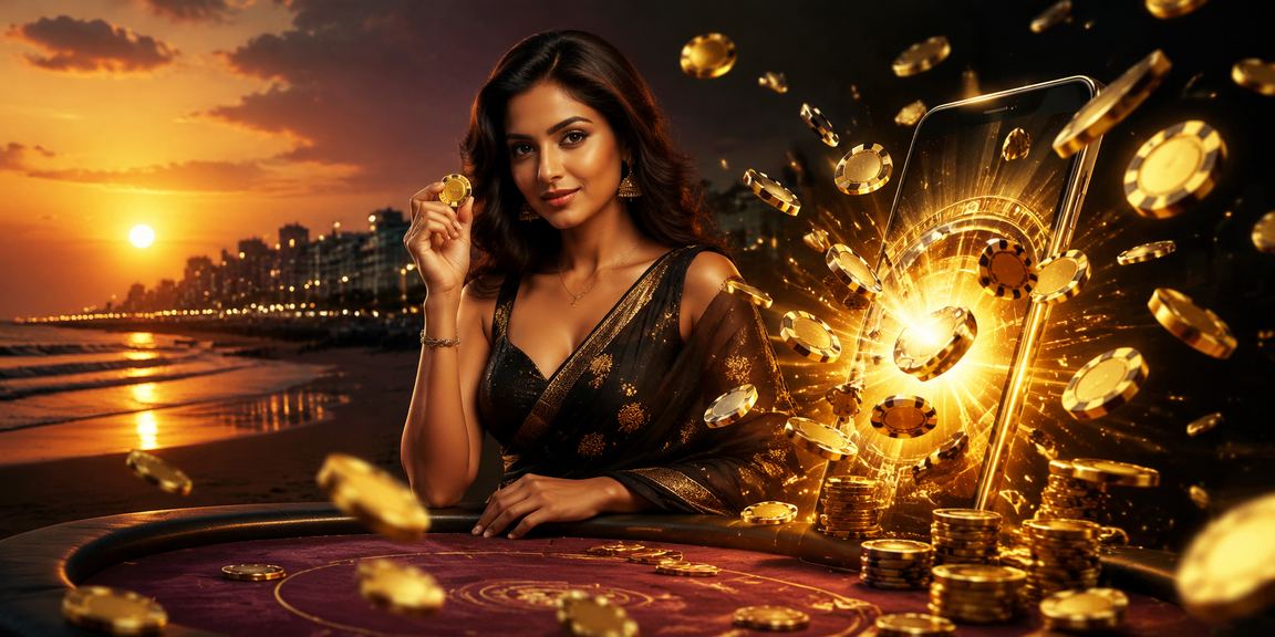 Woman in Chennai playing live Andar Bahar on casino app